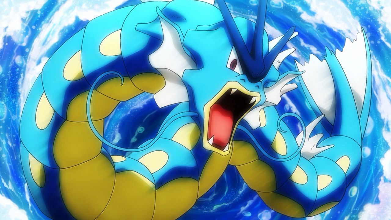 Gyarados visto nell'anime (Immagine tramite The Pokemon Company)