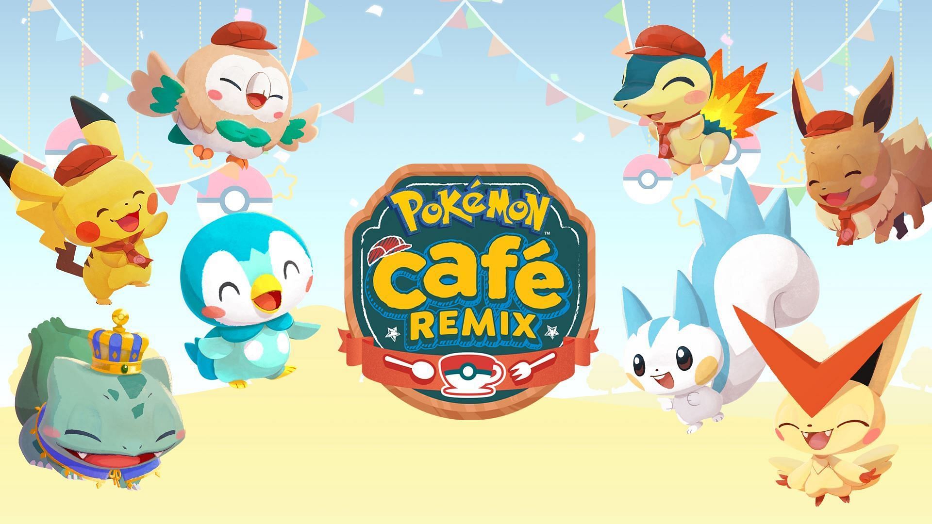 Artwork ufficiale per Pokemon Cafe Remix (Immagine tramite The Pokemon Company)
