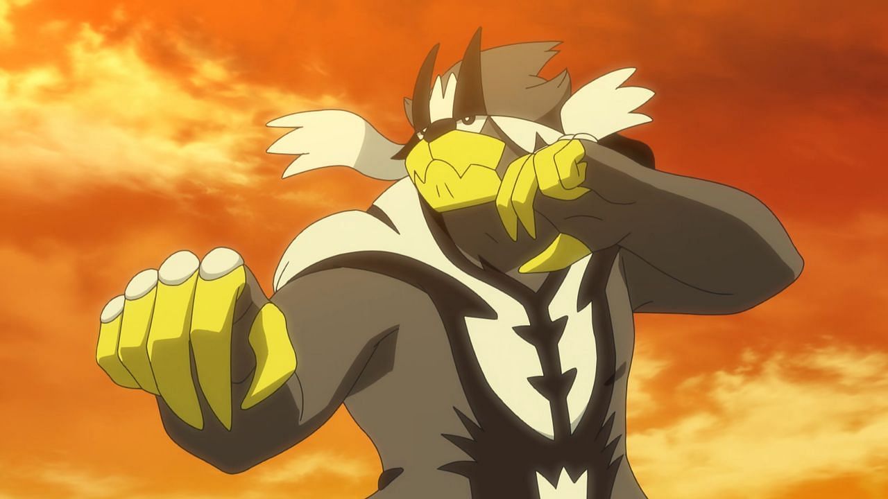 Urshifu Colpo Rapido come visto nell'anime (Immagine tramite The Pokemon Company)