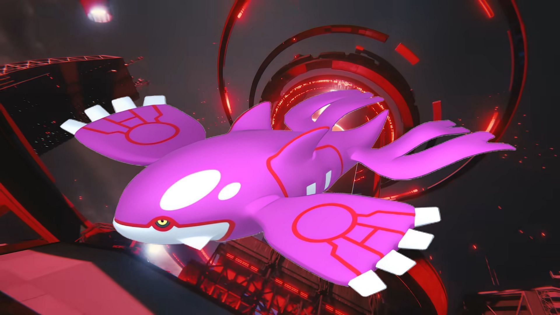 Kyogre cromatico è disponibile in Pokemon GO, ma per quanto riguarda la sua ombra brillante?  (Immagine tramite The Pokemon Company)