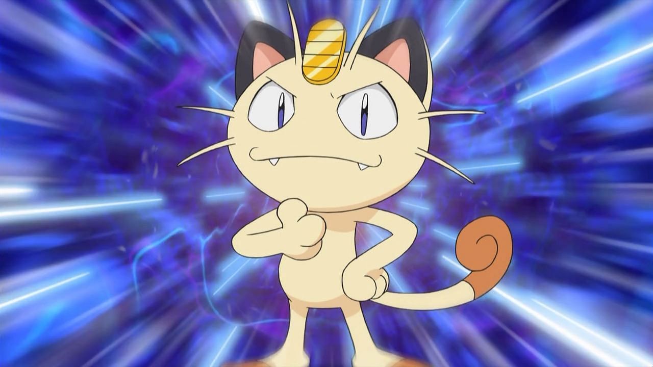 Meowth visto nell'anime (Immagine tramite The Pokemon Company)