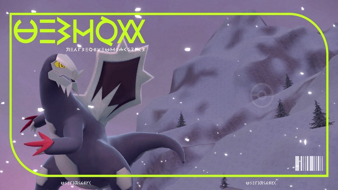 Immagine Pokedex di Baxcalibur in Pokemon Scarlet e Violet (Immagine tramite Game Freak)