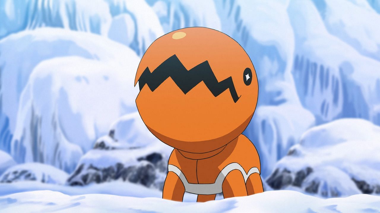 Trapinch come visto nell'anime (Immagine tramite The Pokemon Company)