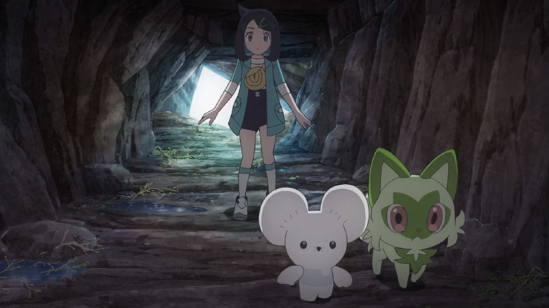 Liko aiuta a trovare il partner di Tandemaus in Pokemon Horizons Episodio 38 (Immagine tramite The Pokemon Company)