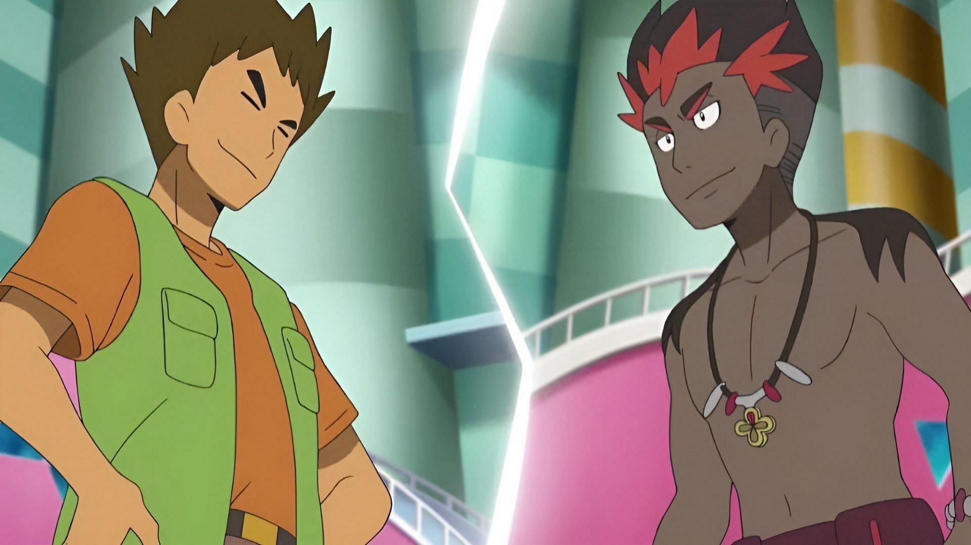 Brock ha dimostrato di non aver rallentato in questo episodio dell'anime Pokémon (Immagine tramite The Pokemon Company)