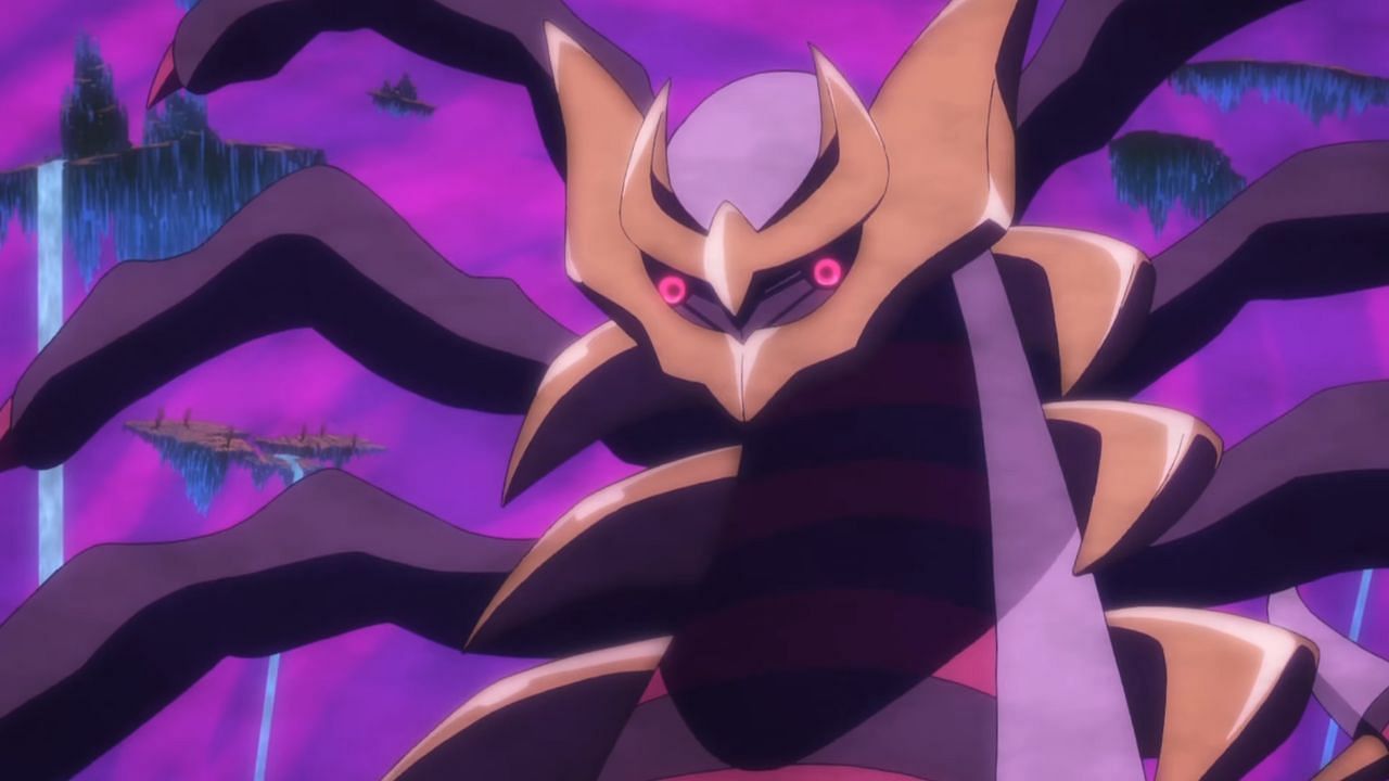 Origine Giratina come visto nell'anime (Immagine tramite The Pokemon Company)