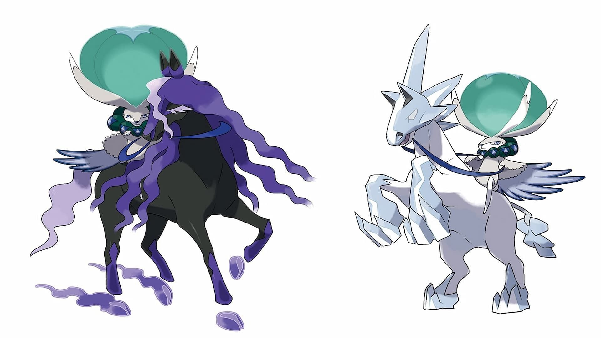 Shadow Rider e Ice Rider Calyrex (immagine tramite The Pokemon Company)