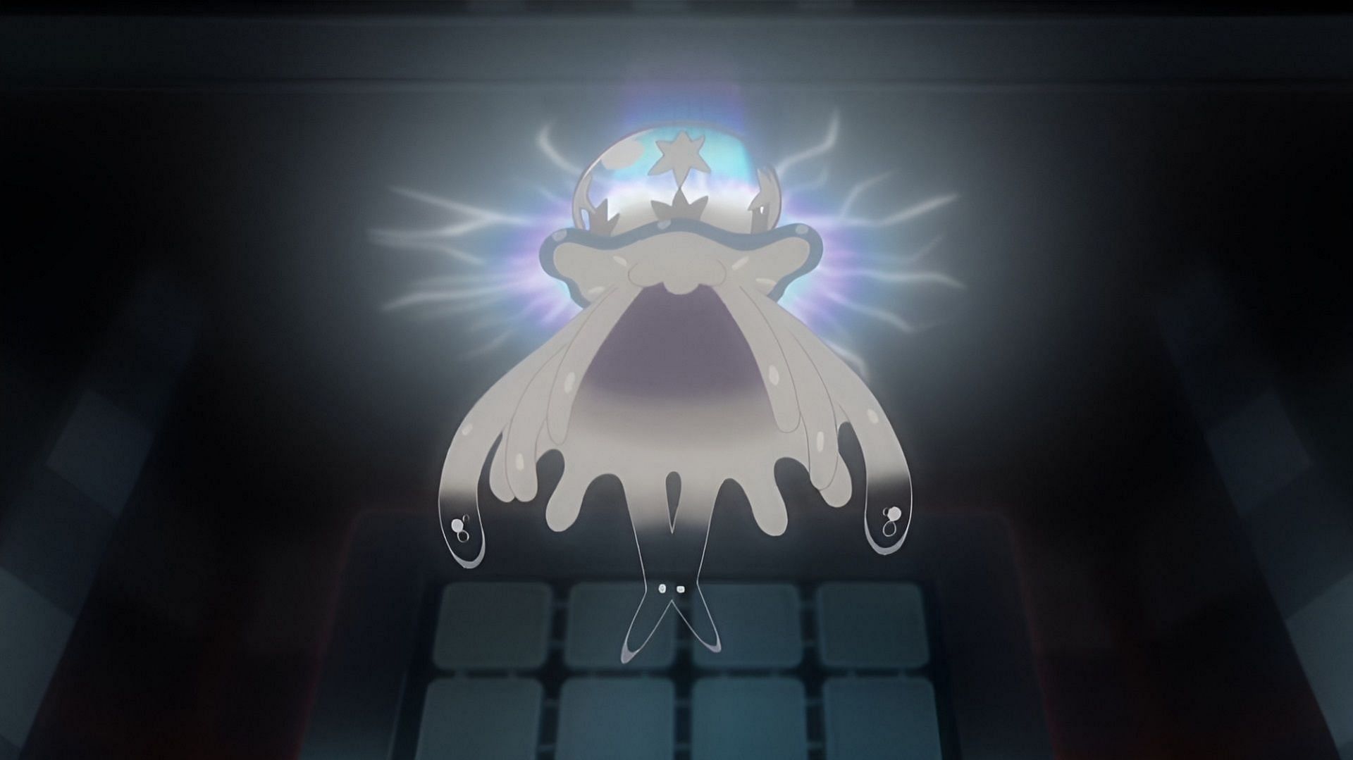 Nihilego nell'anime (Immagine tramite The Pokemon Company)