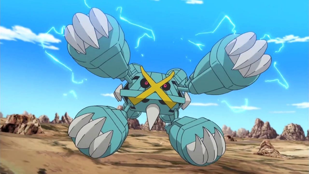 Mega Metagross visto nell'anime (Immagine tramite The Pokemon Company)
