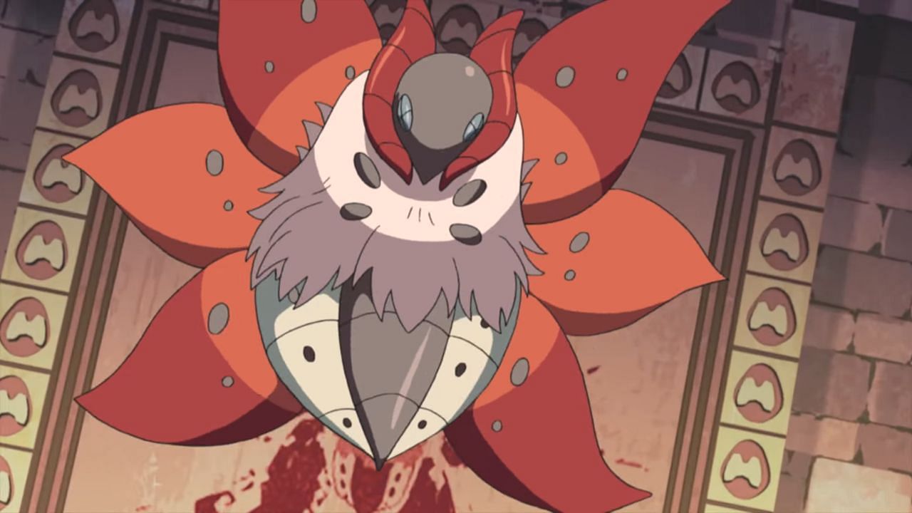Volcarona come visto nell'anime (Immagine tramite The Pokemon Company)