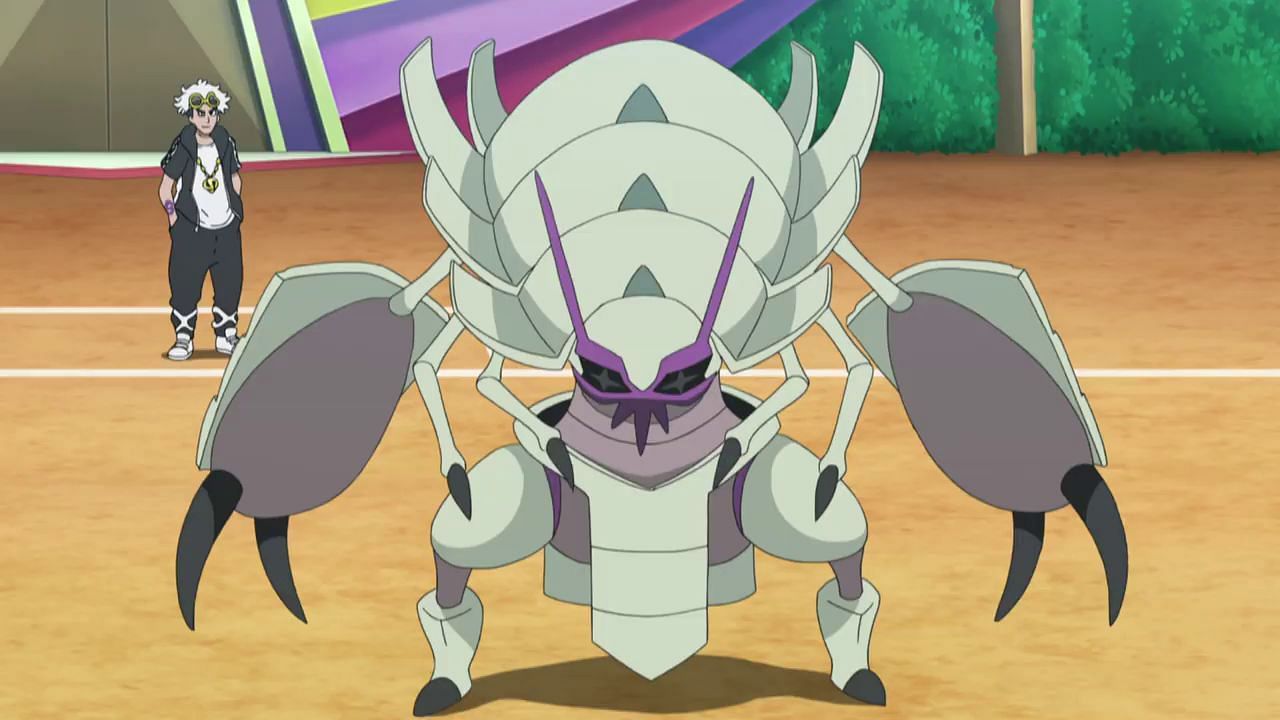 Golisopod visto nell'anime (Immagine tramite The Pokemon Company)