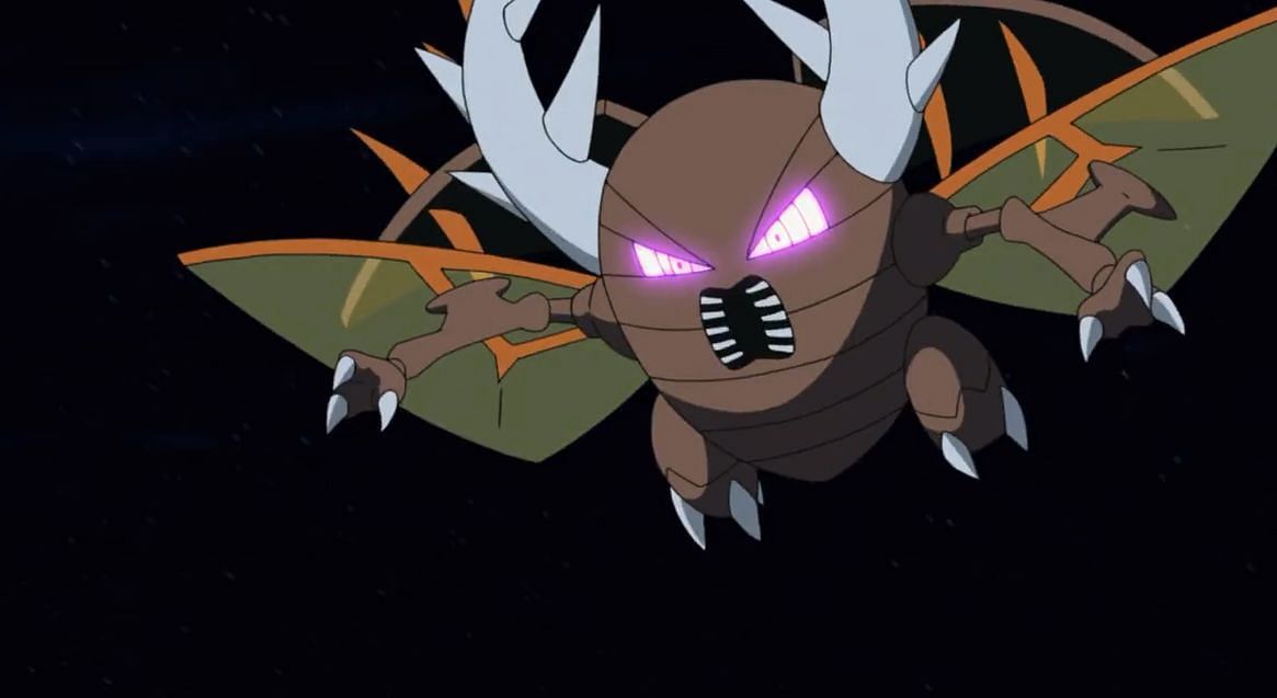 Mega Pinsir come visto nell'anime (Immagine tramite The Pokemon Company)