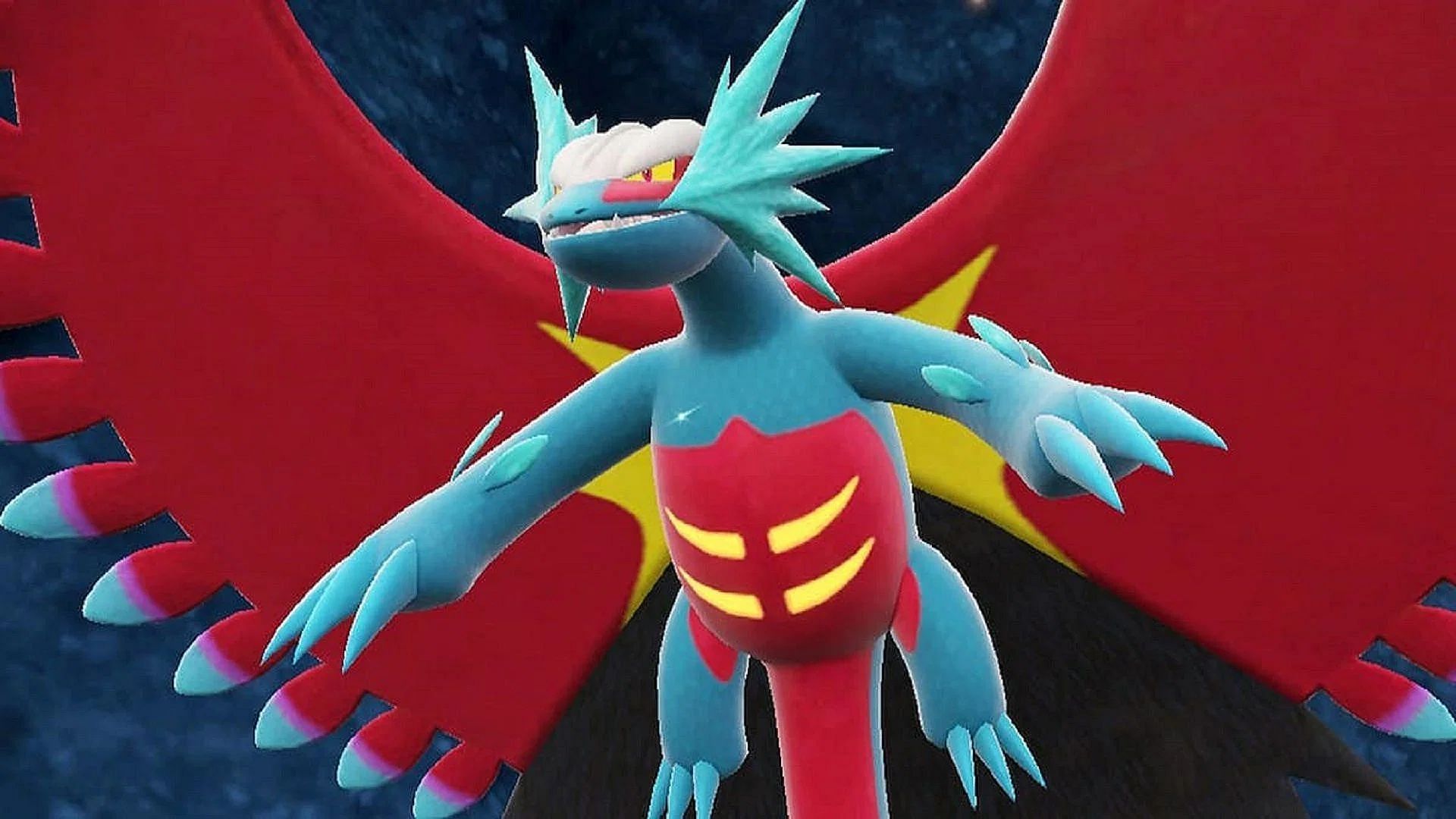 Roaring Moon occupa il secondo posto quando si tratta dei migliori Pokemon di tipo Drago (Immagine tramite TPC)