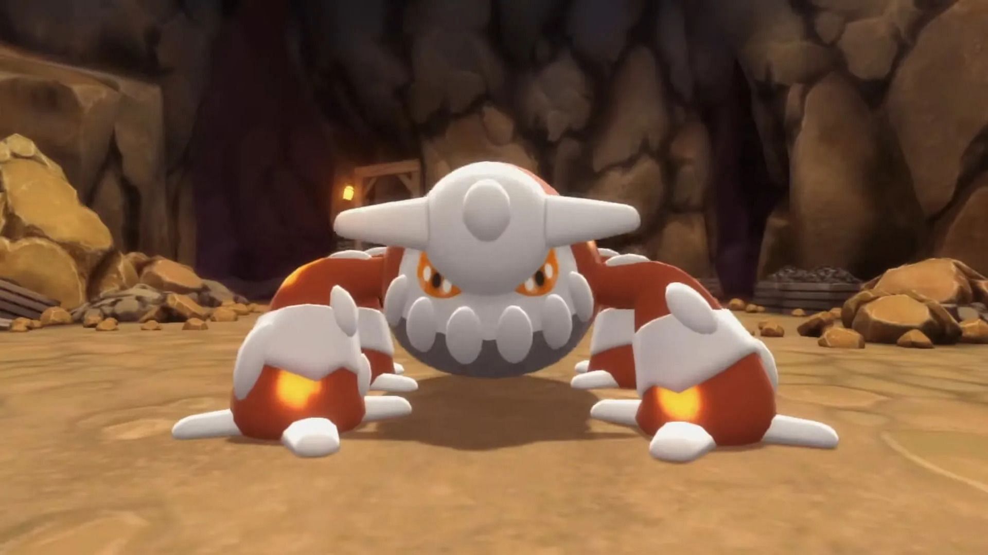 Heatran nel gioco della serie principale (Immagine tramite The Pokemon Company)