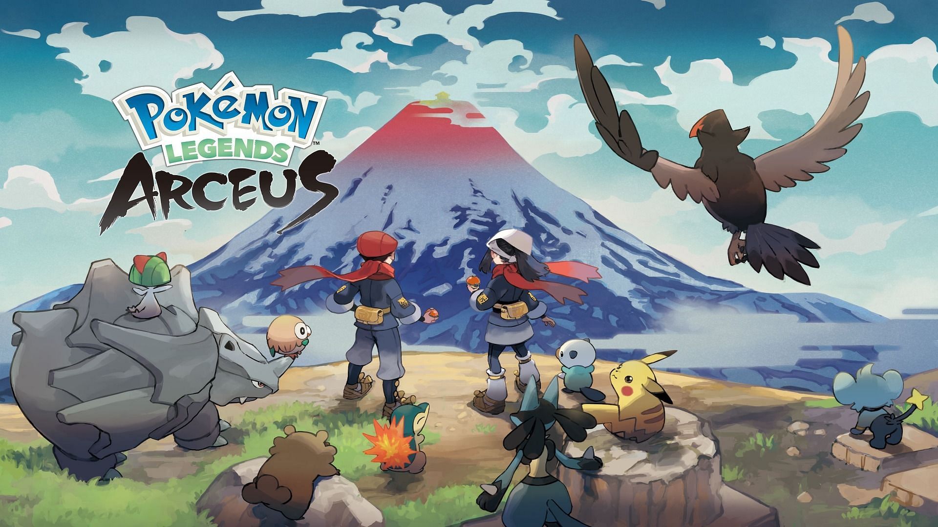 Official artwork for Pokemon Legends: Arceus