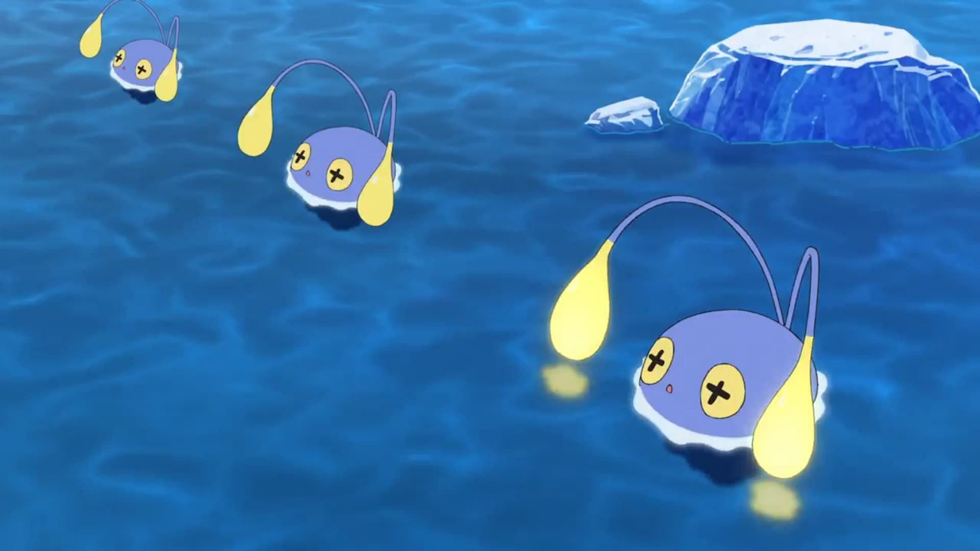Chinchou nell'anime (immagine tramite The Pokemon Company)