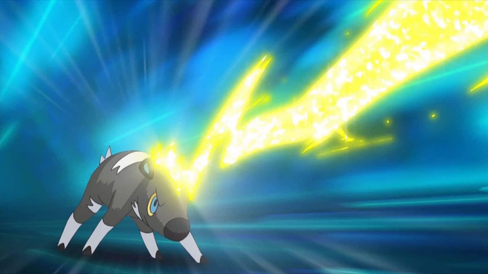 Blitzle usa Ondashock nell'anime (immagine tramite The Pokemon Company)