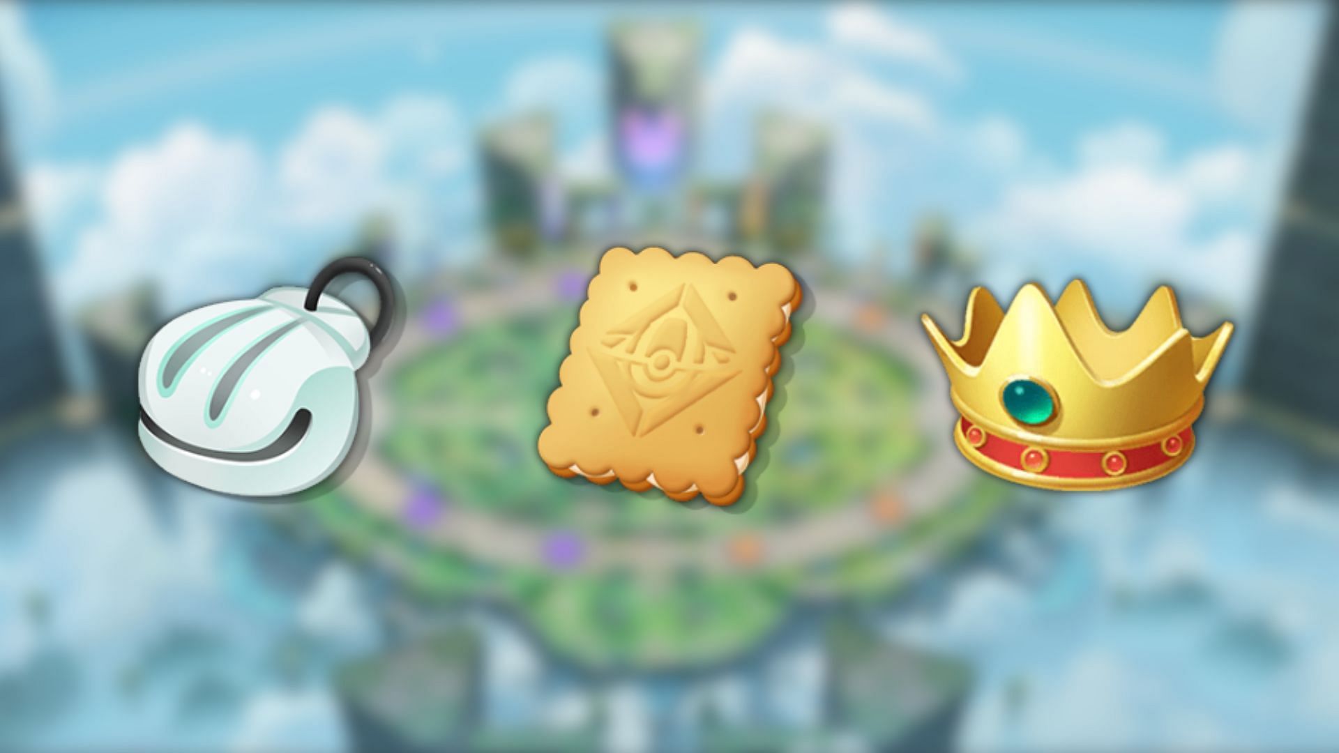 Shell Bell, Aeos Cookie e Drain Crown (immagine tramite The Pokemon Company)