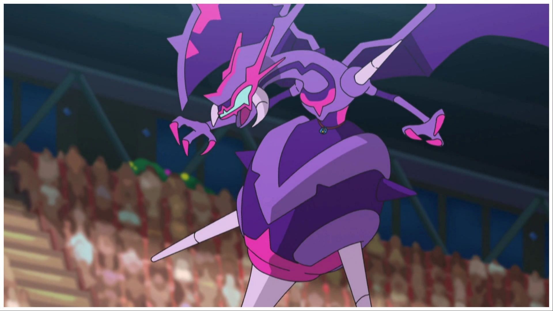 Naganadel come visto nell'anime Pokemon (Immagine tramite The Pokemon Company)