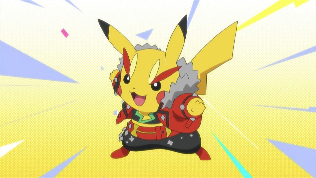 Rock Star Pikachu è un altro costume per Cosplay Pikachu (Immagine via Game Freak)