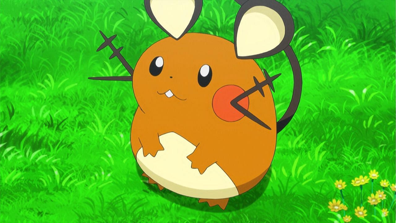 Dedenne è il clone di Pikachu che vive nella regione di Kalos.  (Immagine tramite The Pokemon Company)