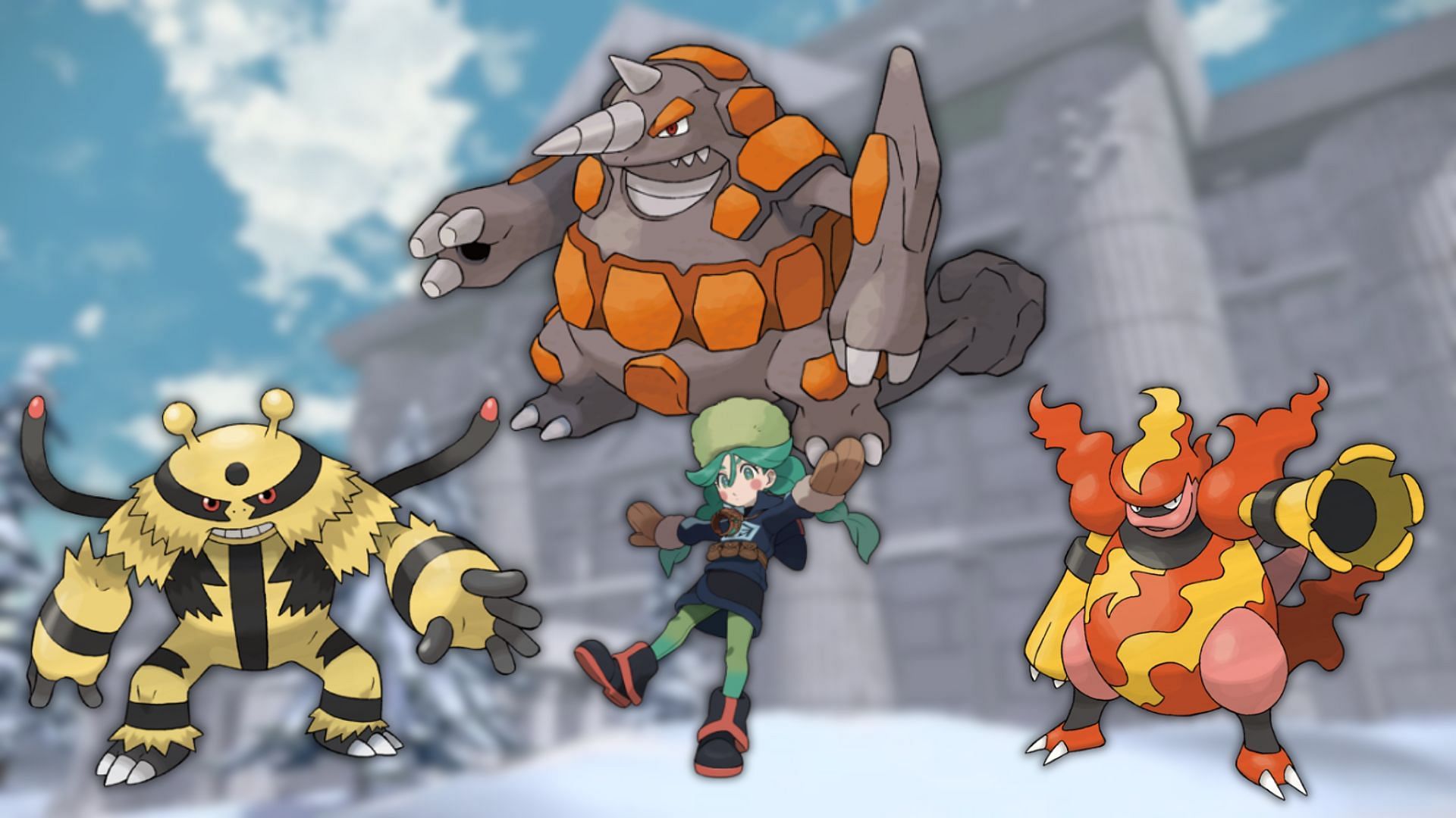 La battaglia contro Sabi è una delle battaglie multiple più dure del gioco (Immagine tramite The Pokemon Company)