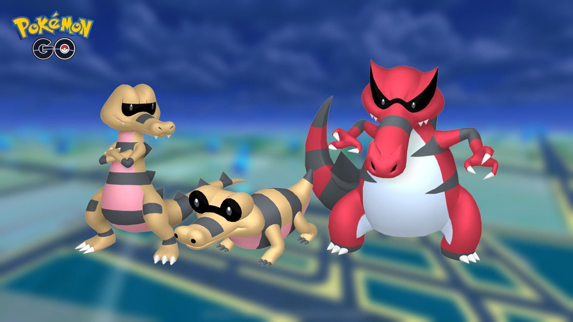 Sandile, Krokorok, and Krookodile in Pokemon GO
