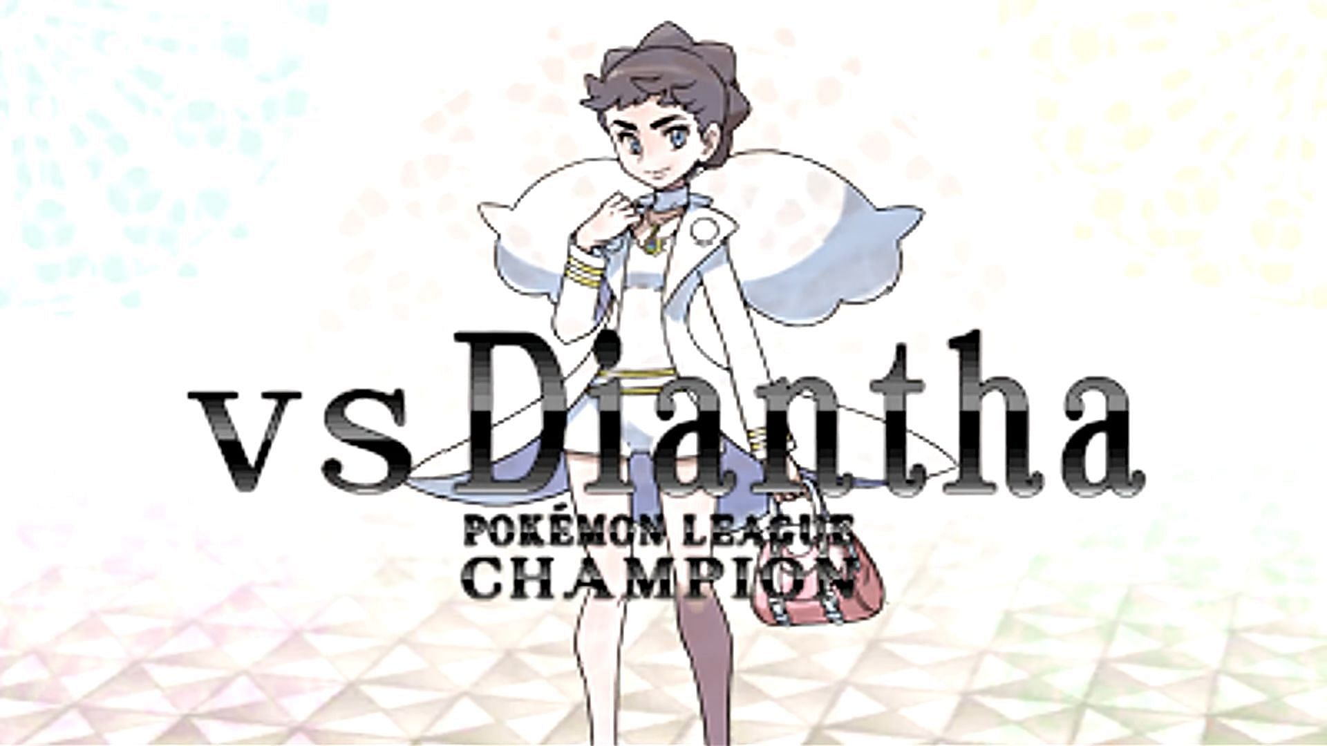 Campione Diantha in Pokemon X e Y (Immagine tramite Nintendo || Mixeli/YouTube)