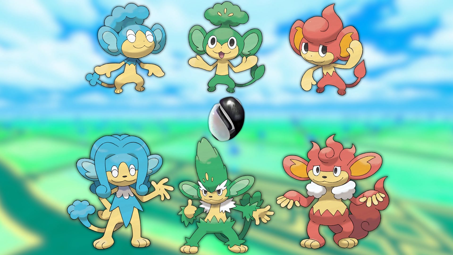 Tutte le creature che hanno bisogno della Pietra Unova per evolversi (Immagine tramite The Pokemon Company)