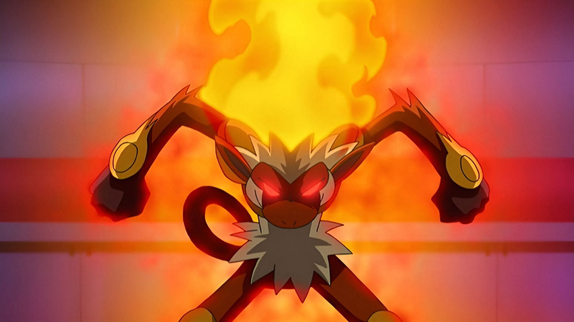 Infernape di Ash è stato dominante durante la sua corsa alla Lega di Sinnoh (Immagine tramite The Pokemon Company)