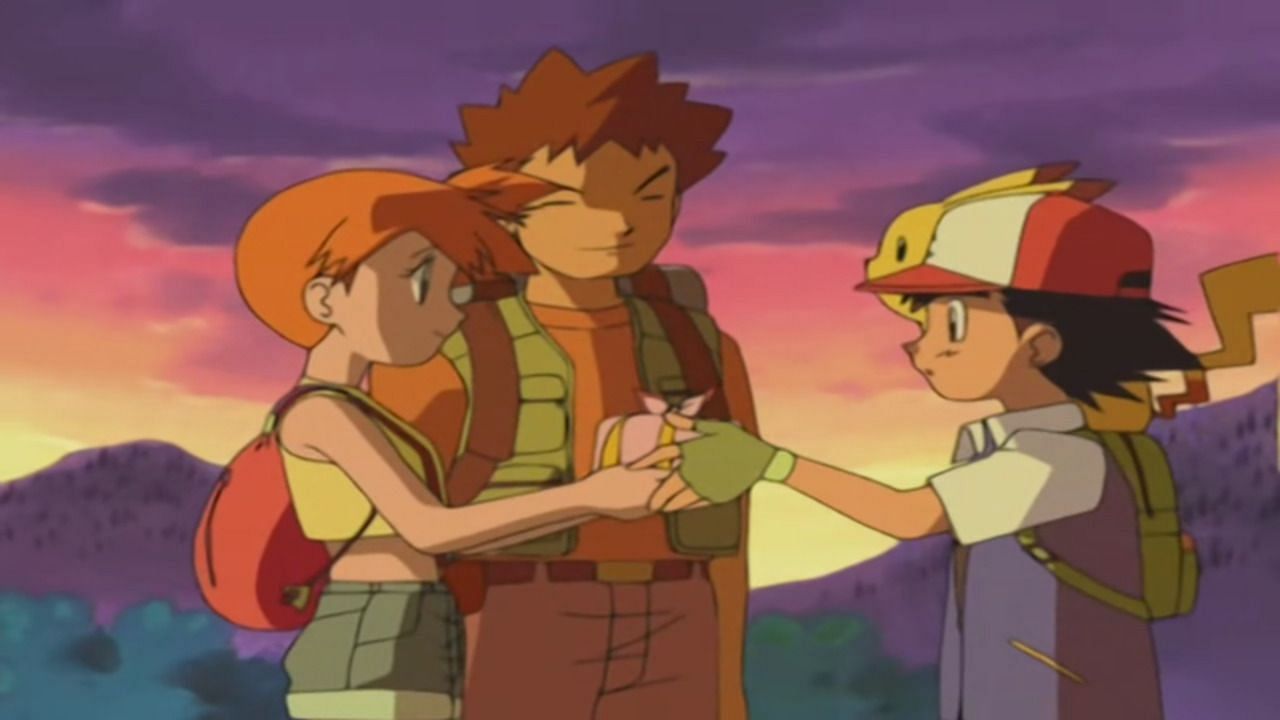 Questo episodio ha segnato l'ultima volta in cui Misty è stata un membro permanente del cast dello show fino alla fine di Journeys (Immagine tramite The Pokemon Company)