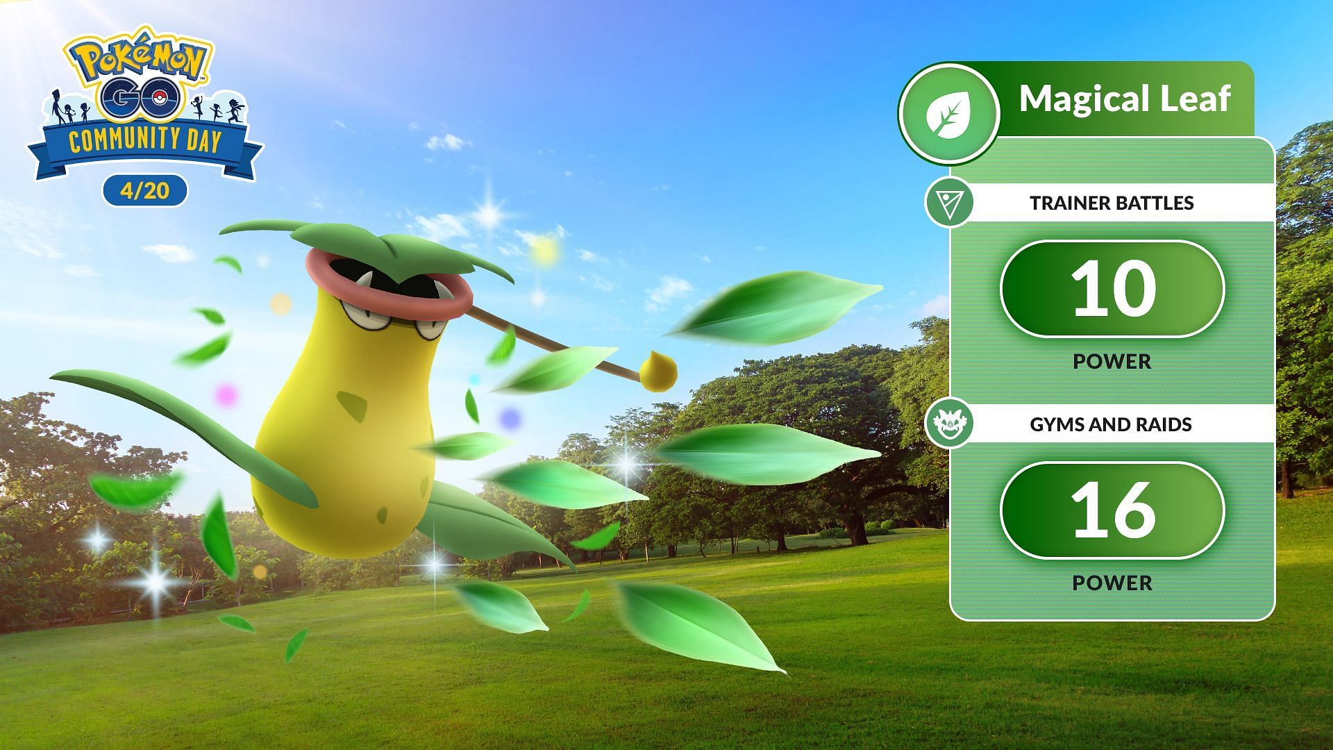 Victreebel with Magical Leaf in Pokemon GO