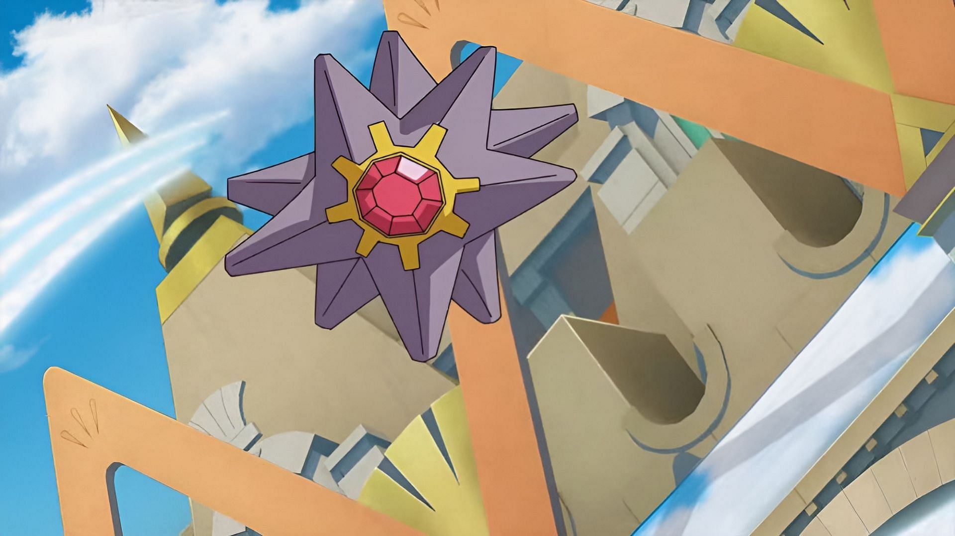 Il design unico di Starmie potrebbe migliorare ulteriormente con la megaevoluzione (immagine tramite The Pokemon Company)