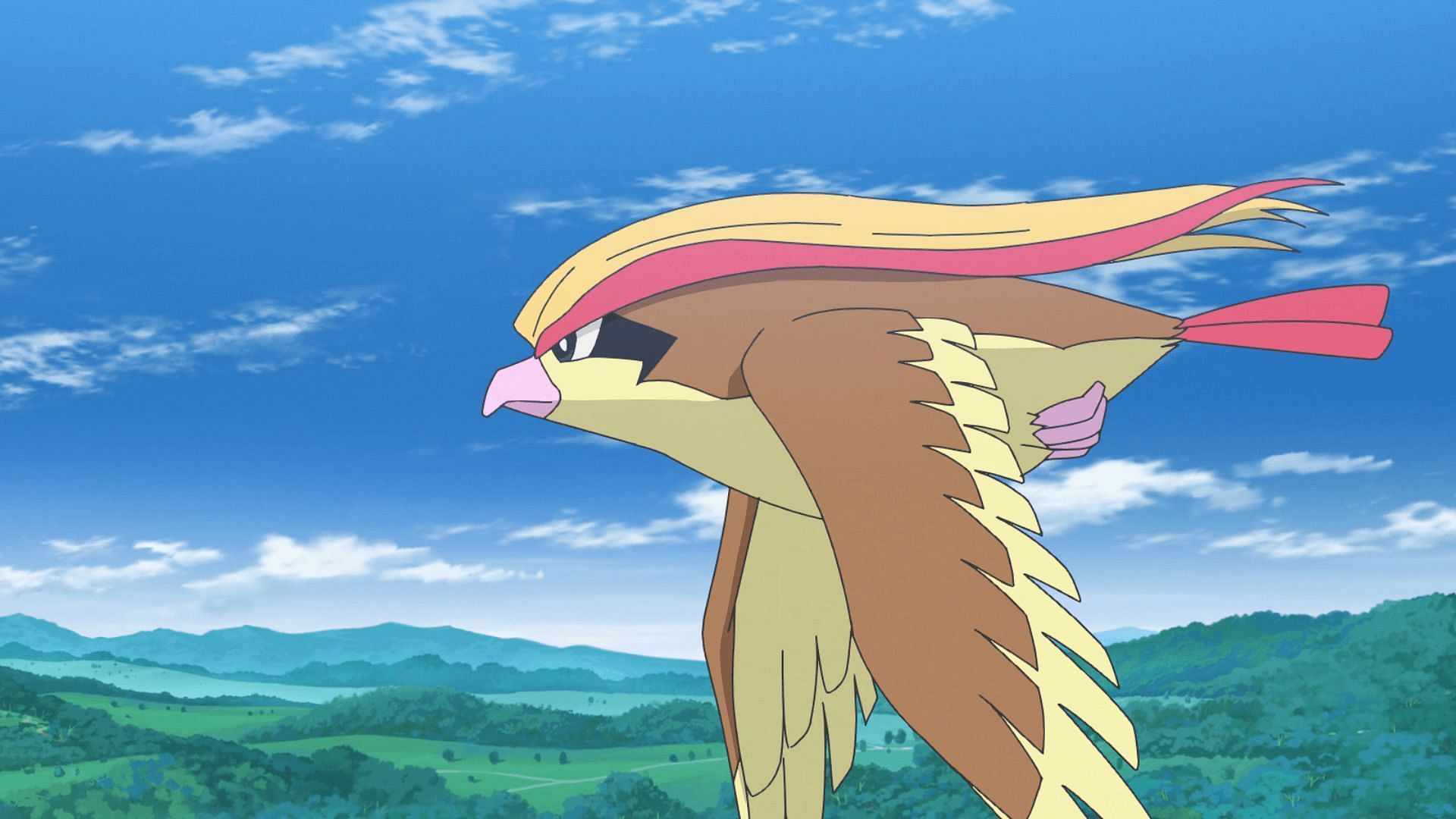 Pidgeot è senza dubbio uno dei migliori tipi Volante in Pokemon GO grazie al suo accesso a Feather Dance (Immagine tramite The Pokemon Company)
