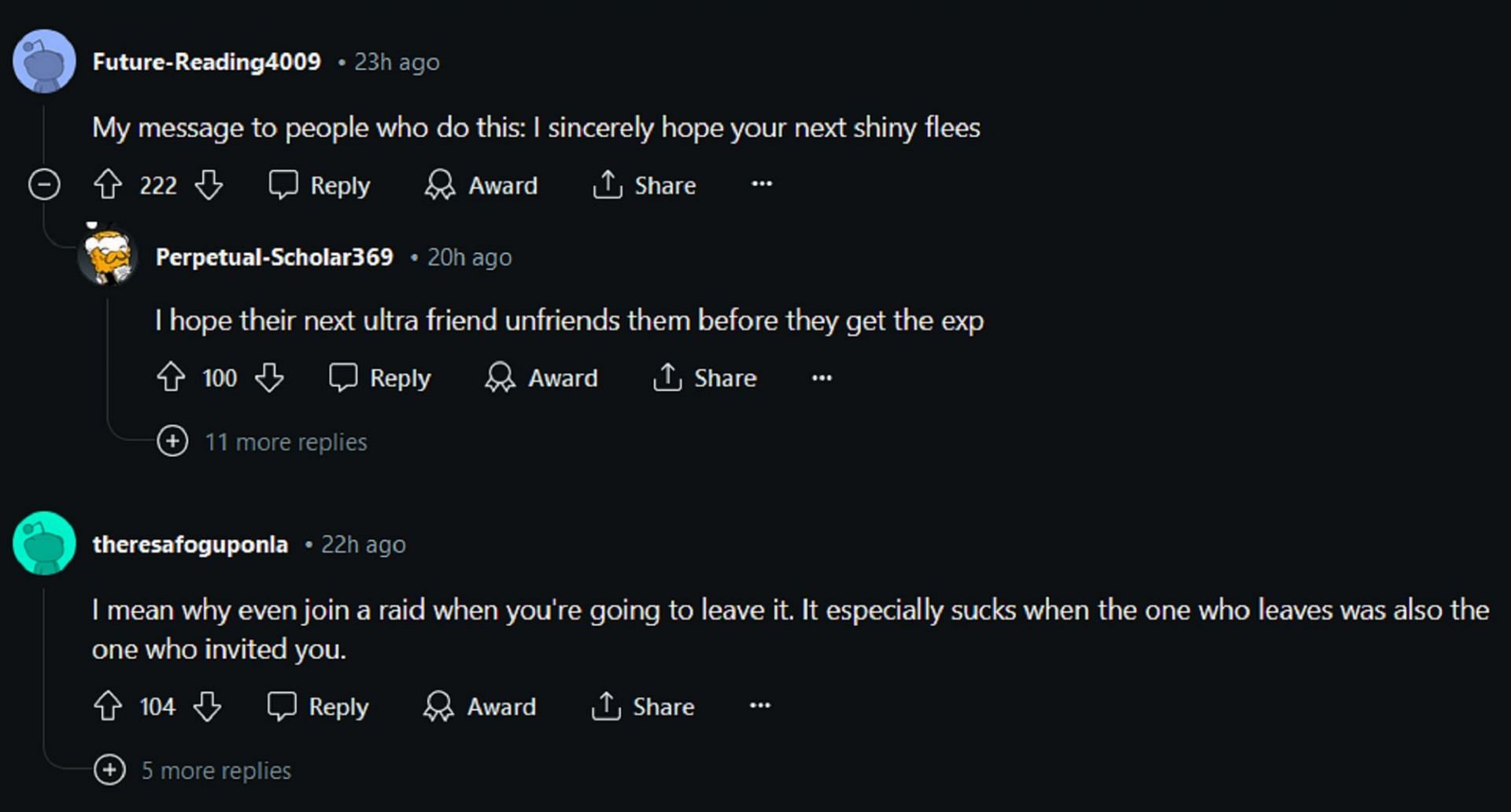 Alcuni fan sono piuttosto contrari a chi rinuncia ai raid di Pokemon GO (Immagine via Reddit)