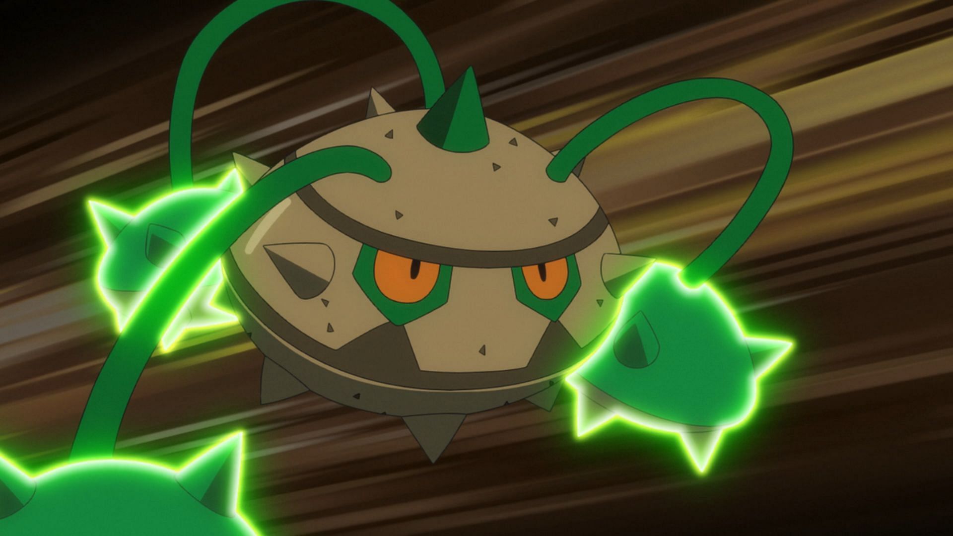 Ferrothorn visto nell'anime (Immagine via TPC)