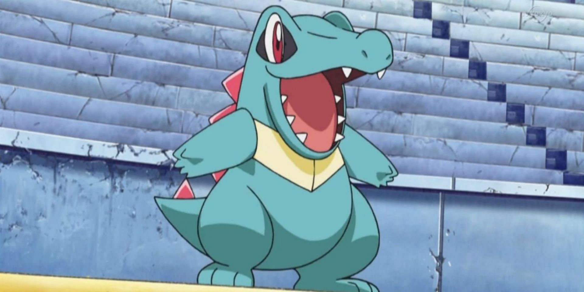 Totodile nell'anime Pokemon (immagine tramite TPC)
