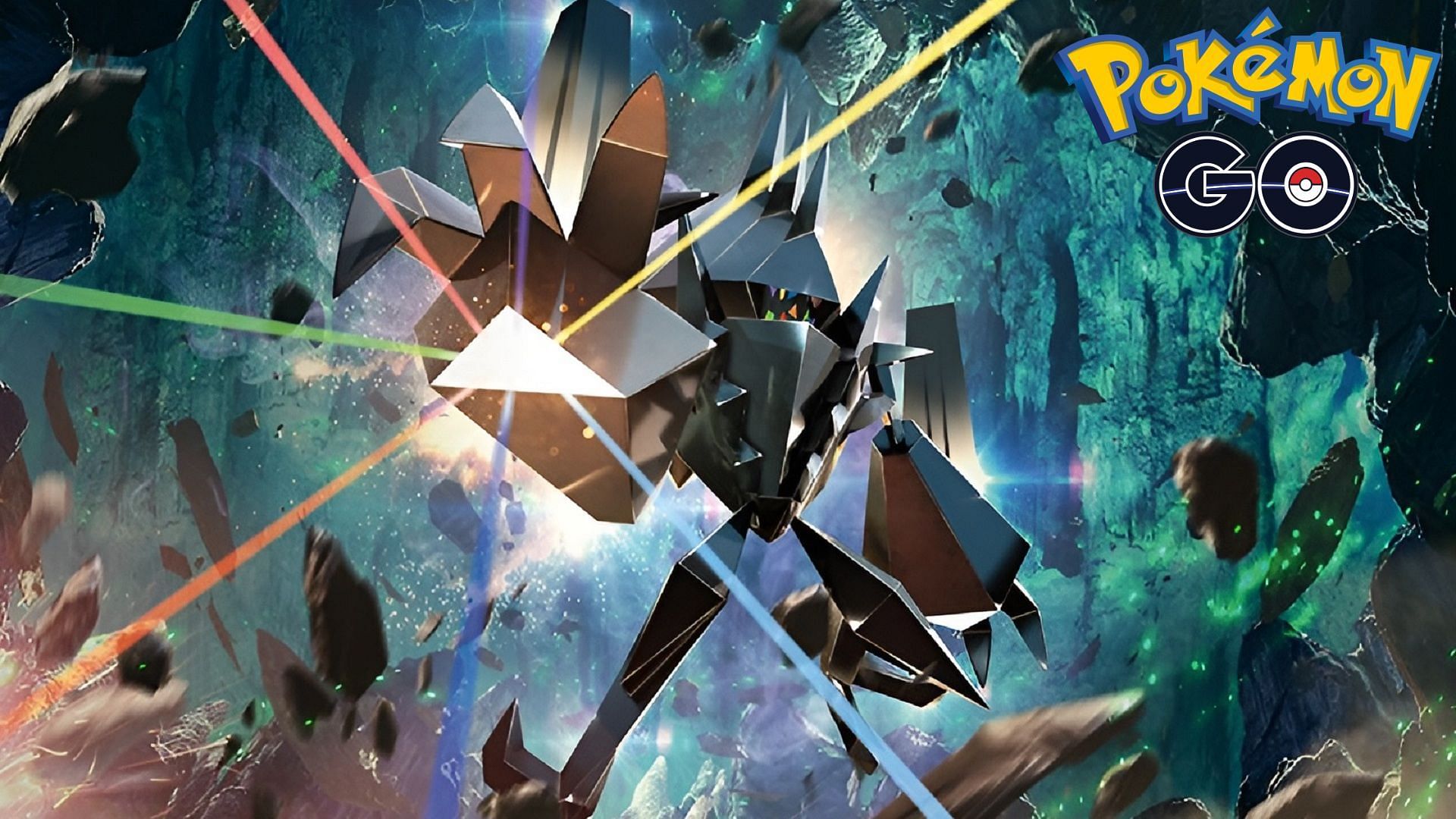 Necrozma nel promo di Pokemon GO (immagine tramite TPC)