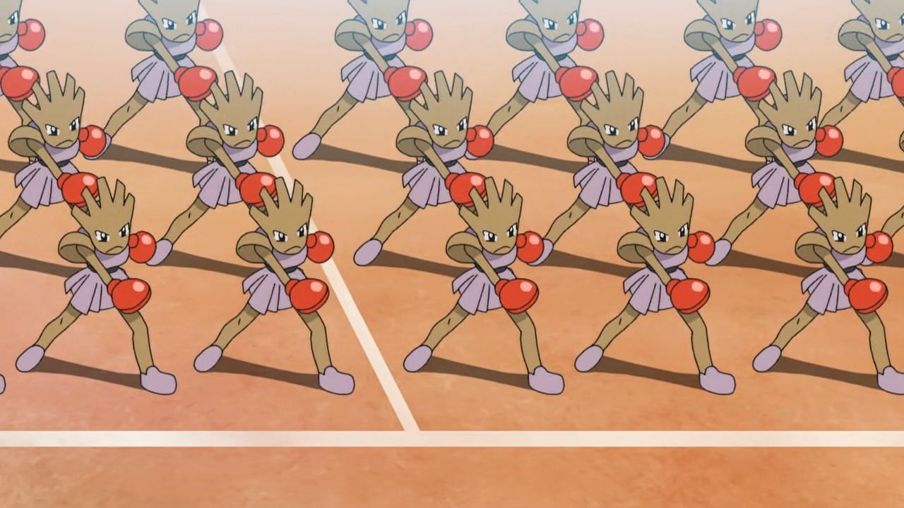 HItmonchan ha un'elevata difesa, il che è positivo per il sistema di combattimento in tempo reale di Pokemon GO (Immagine tramite The Pokemon Company)