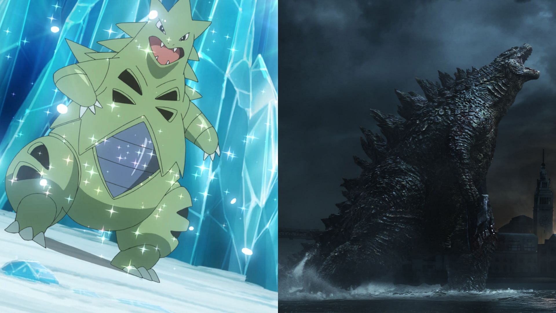 Tyranitar vs Godzilla: come si comportano l'uno contro l'altro?  (Immagine tramite The Pokemon Company, wikizilla)