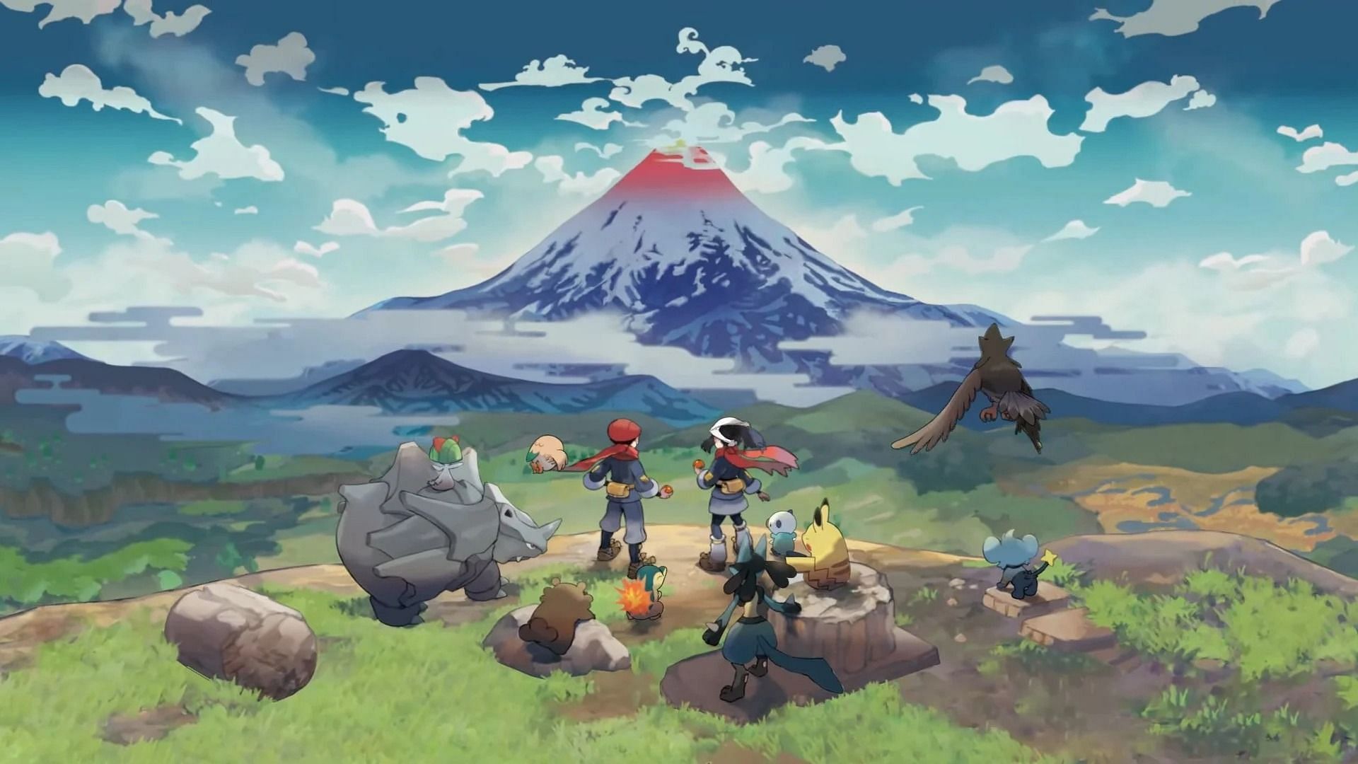 Official artwork for Pokemon Legends: Arceus