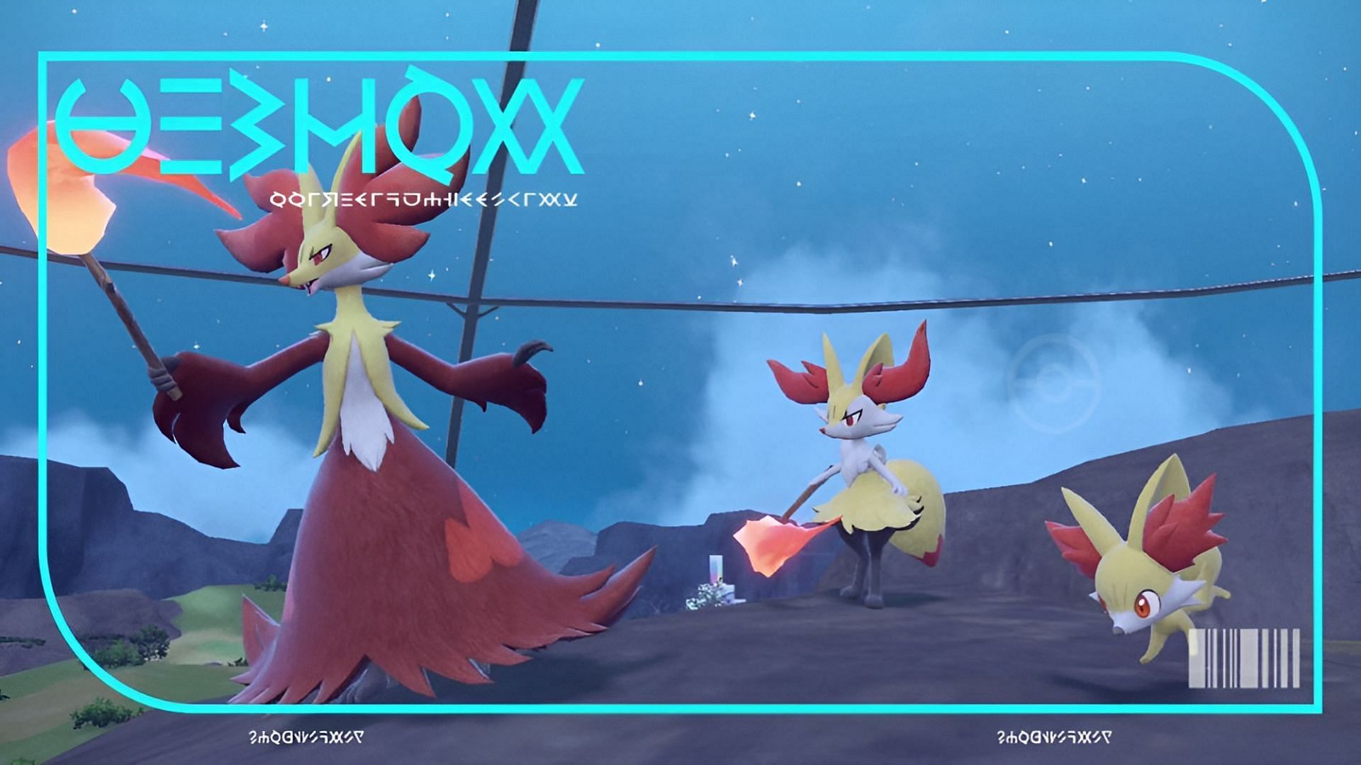 Delphox può adattarsi a una nicchia di attaccante speciale nel VGC di Pokemon Scarlet e Violet (immagine tramite The Pokemon Company)