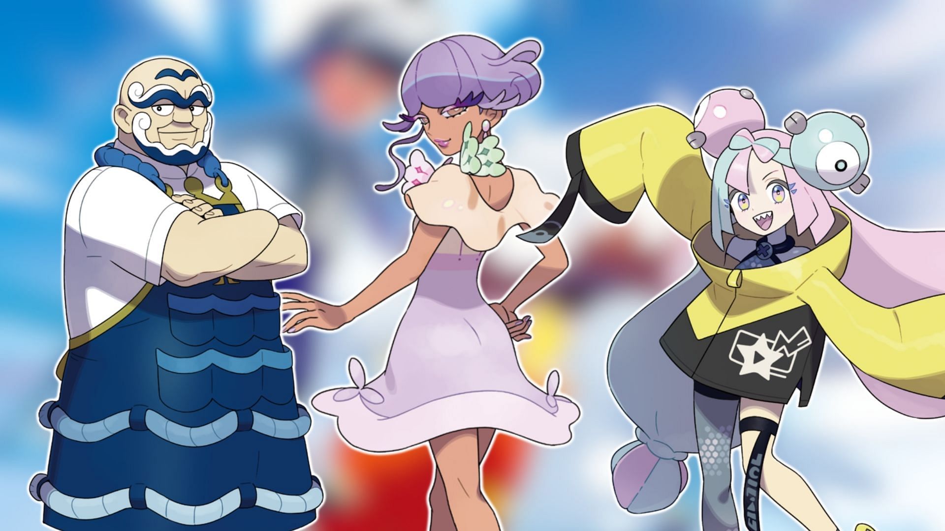 Rank list of the Gym Leaders in Pokemon Scarlet and Violet.