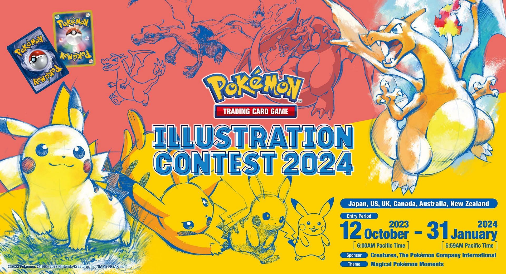 Pokemon TCG bans entries from top 300 spots of Illustration Contest 2024.