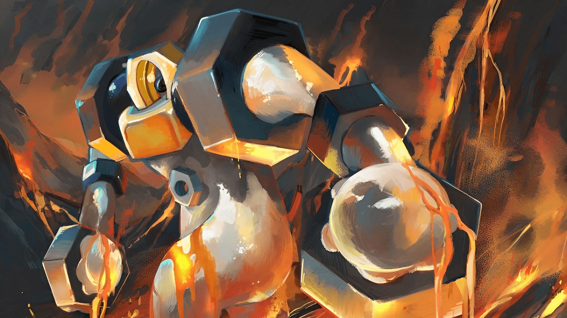 Un'illustrazione di Melmetal per il concorso di illustrazioni del GCC Pokemon del 2024 (Immagine tramite The Pokemon Company)