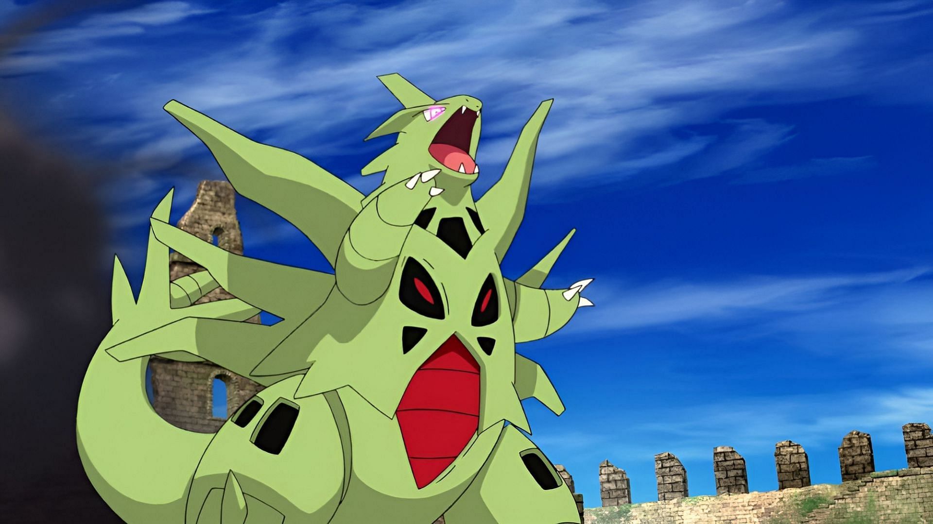 Mega Tyranitar eccelle come attaccante di tipo Roccia o Buio nei raid di Pokémon GO (immagine tramite The Pokemon Company)
