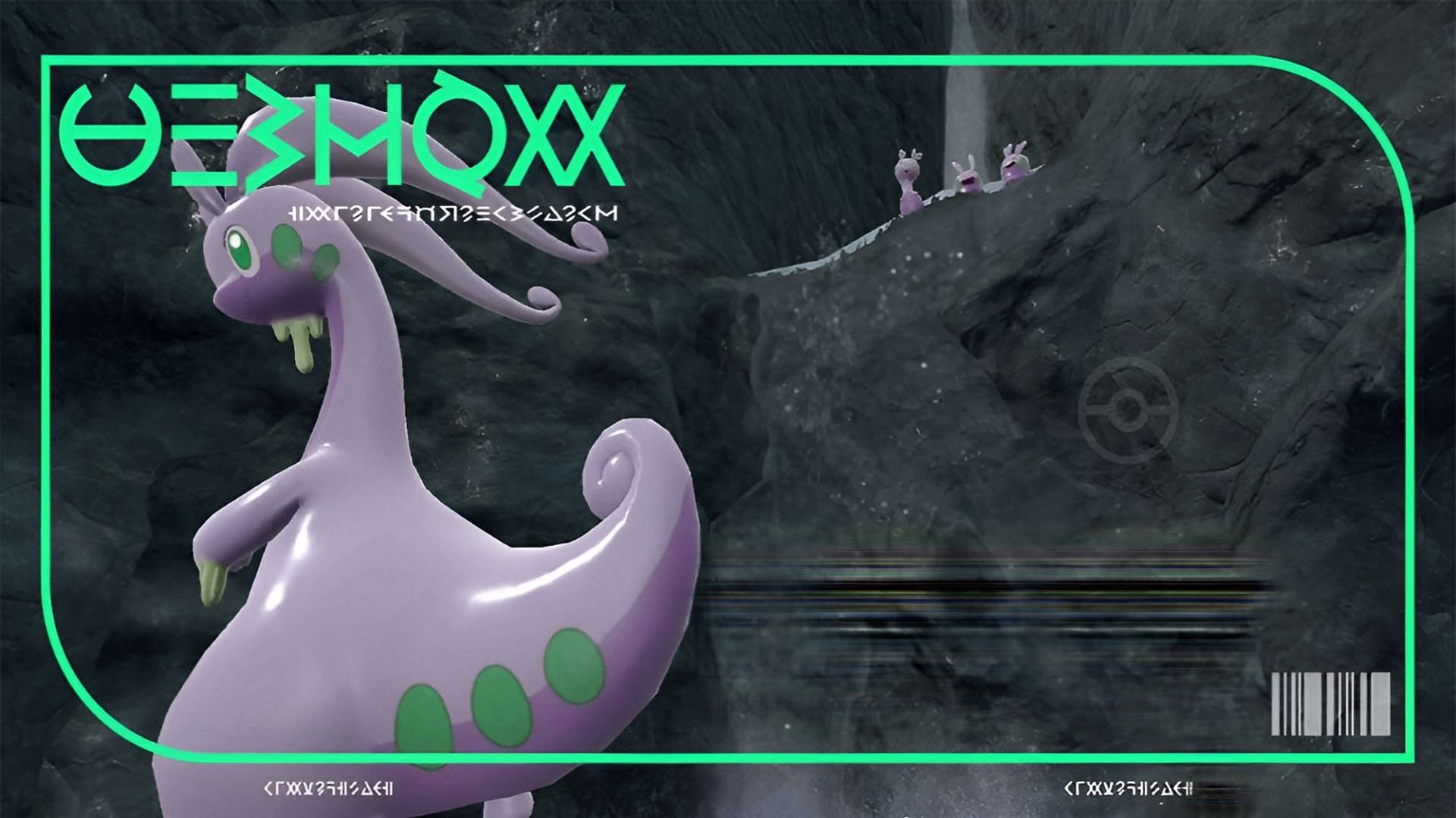 Goodra nel Pokédex Scarlatto e Viola (Immagine tramite The Pokemon Company)