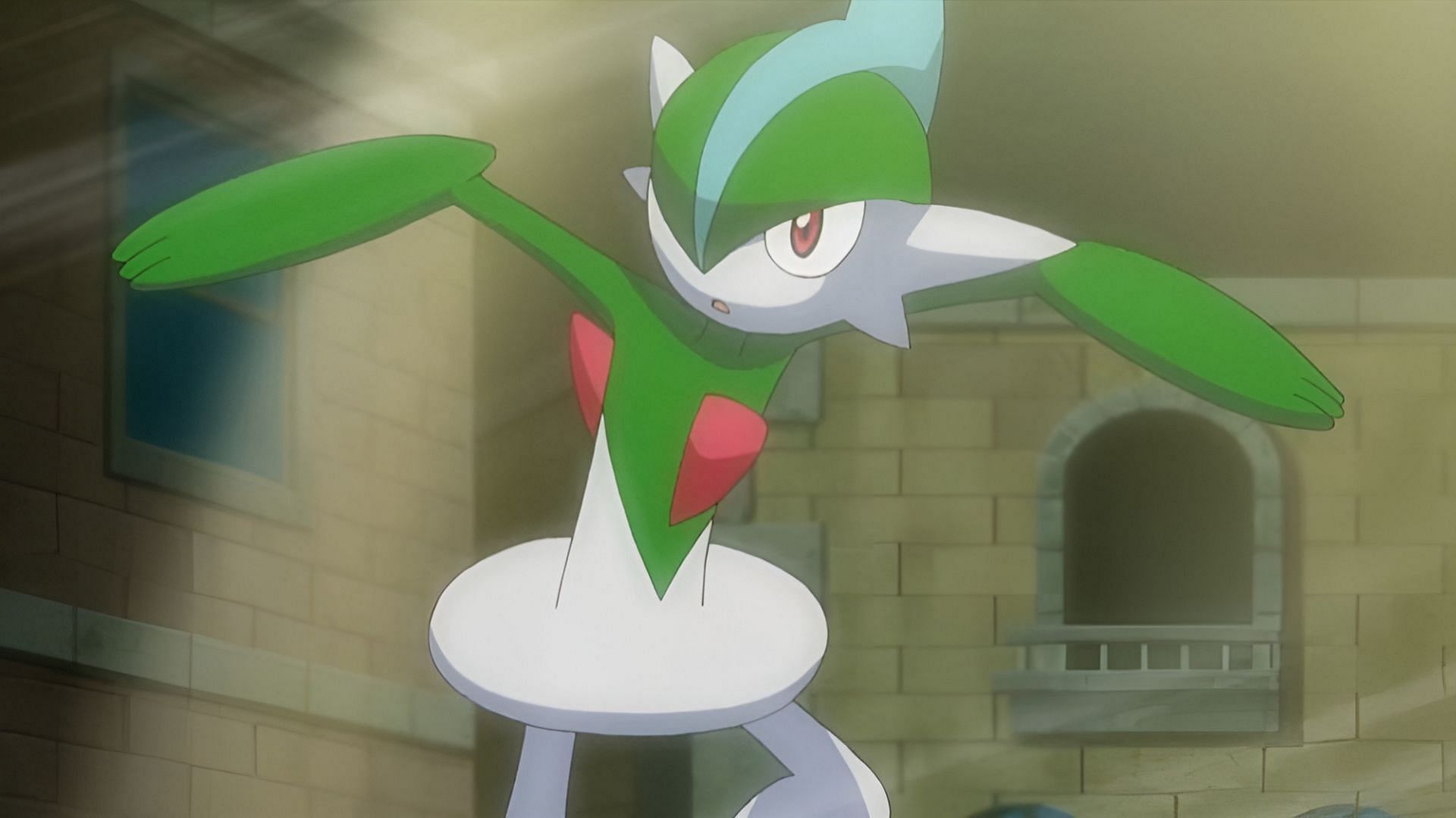 Gallade è un combattente discreto ma non eccelle in Pokémon GO, forma ombra o meno (immagine tramite The Pokemon Company)