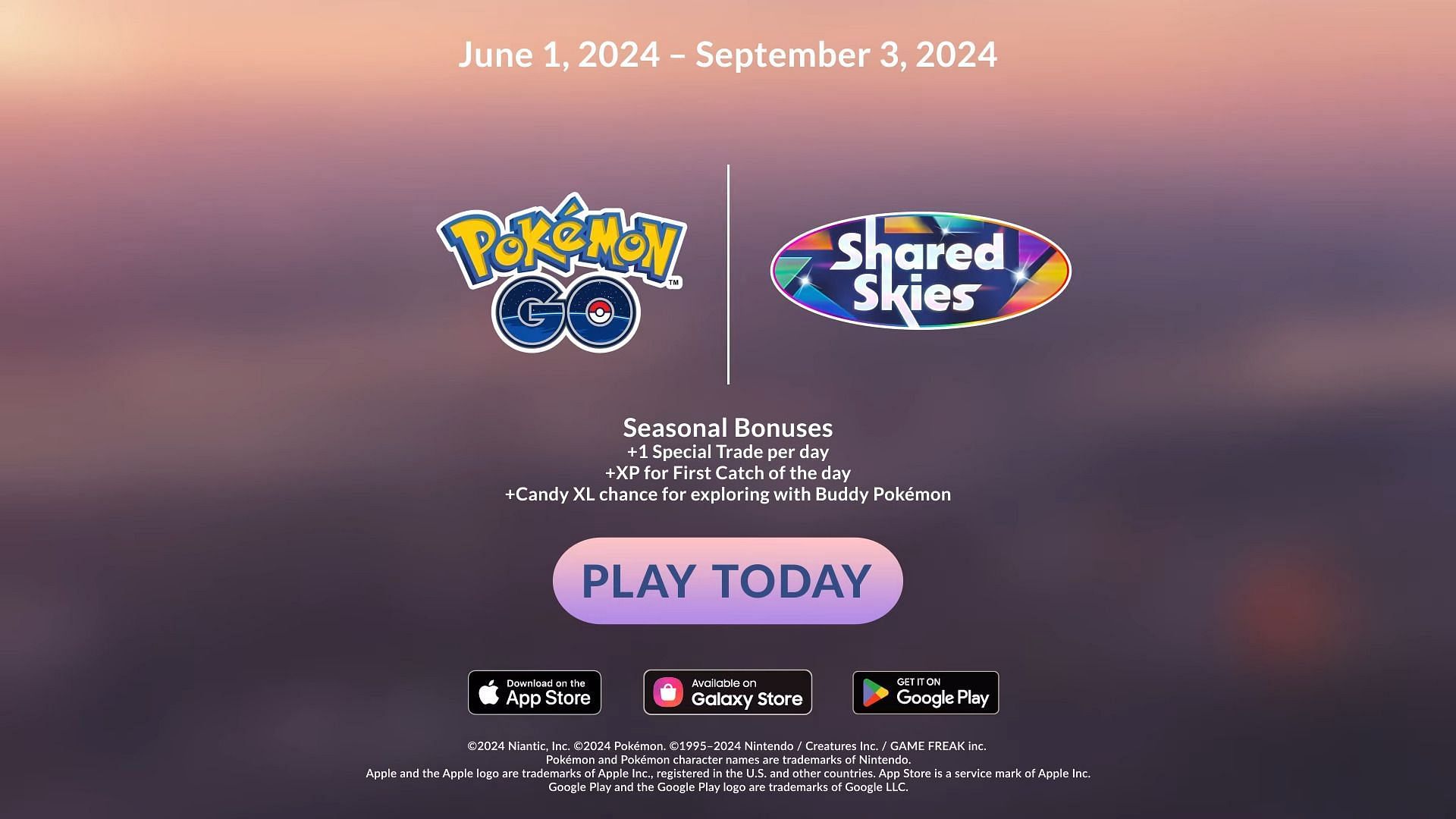 L'ultima stagione di contenuti di Pokemon GO è iniziata il 1° giugno (immagine tramite Niantic)