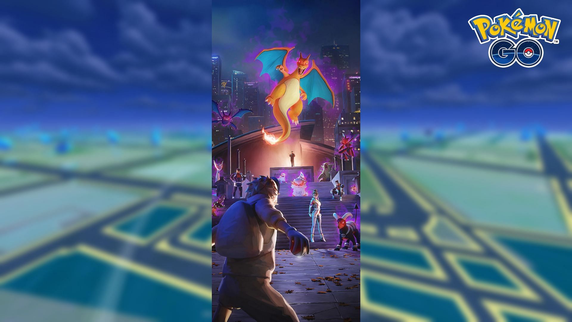 L'immagine della schermata di caricamento di Halloween 2019 mostrava vari Pokémon Ombra (immagine tramite The Pokemon Company)